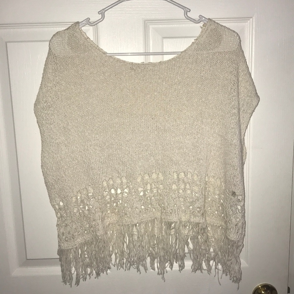 Cropped Hollister Sweater!